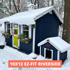 EZ-Fit Riverside Shed Kit 10 x 12 | USA Made | Choose Floor Kit