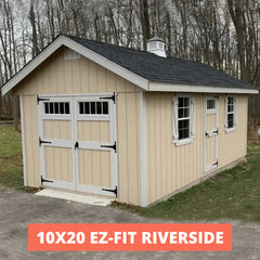 EZ-Fit Riverside Shed Kit 10 x 20 | USA Made