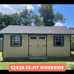 EZ-Fit Riverside Shed Kit 12 x 20 | USA Made