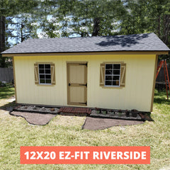 EZ-Fit Riverside Shed Kit 12 x 20 | USA Made