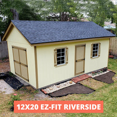 EZ-Fit Riverside Shed Kit 12 x 20 | USA Made