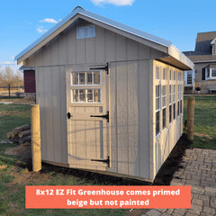 EZ-Fit Greenhouse Kit 10 x 14 | USA Made | Choose Floor Kit