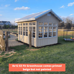 EZ-Fit Greenhouse Kit 10 x 14 | USA Made | Choose Floor Kit