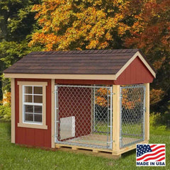 EZ-Fit 4 x 7 Dog Kennel Kit with Run