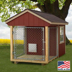 EZ-Fit 5 x 8 Dog Kennel Kit with Run