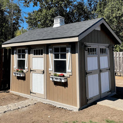 EZ-Fit Riverside Shed Kit 10 x 12 | USA Made | Choose Floor Kit