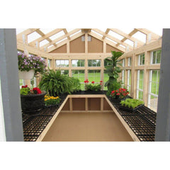 EZ-Fit Greenhouse Kit 10 x 14 | USA Made | Choose Floor Kit