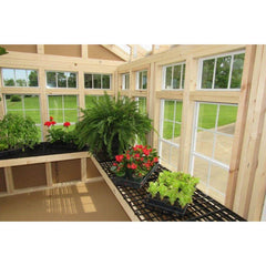 EZ-Fit Greenhouse Kit 10 x 14 | USA Made | Choose Floor Kit