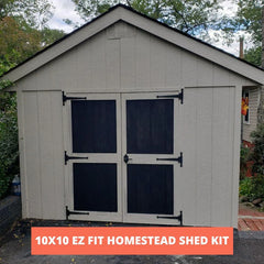 EZ-Fit Homestead Shed Kit 8 x 10 | USA Made | Choose Floor Kit