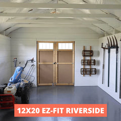 EZ-Fit Riverside Shed Kit 12 x 20 | USA Made